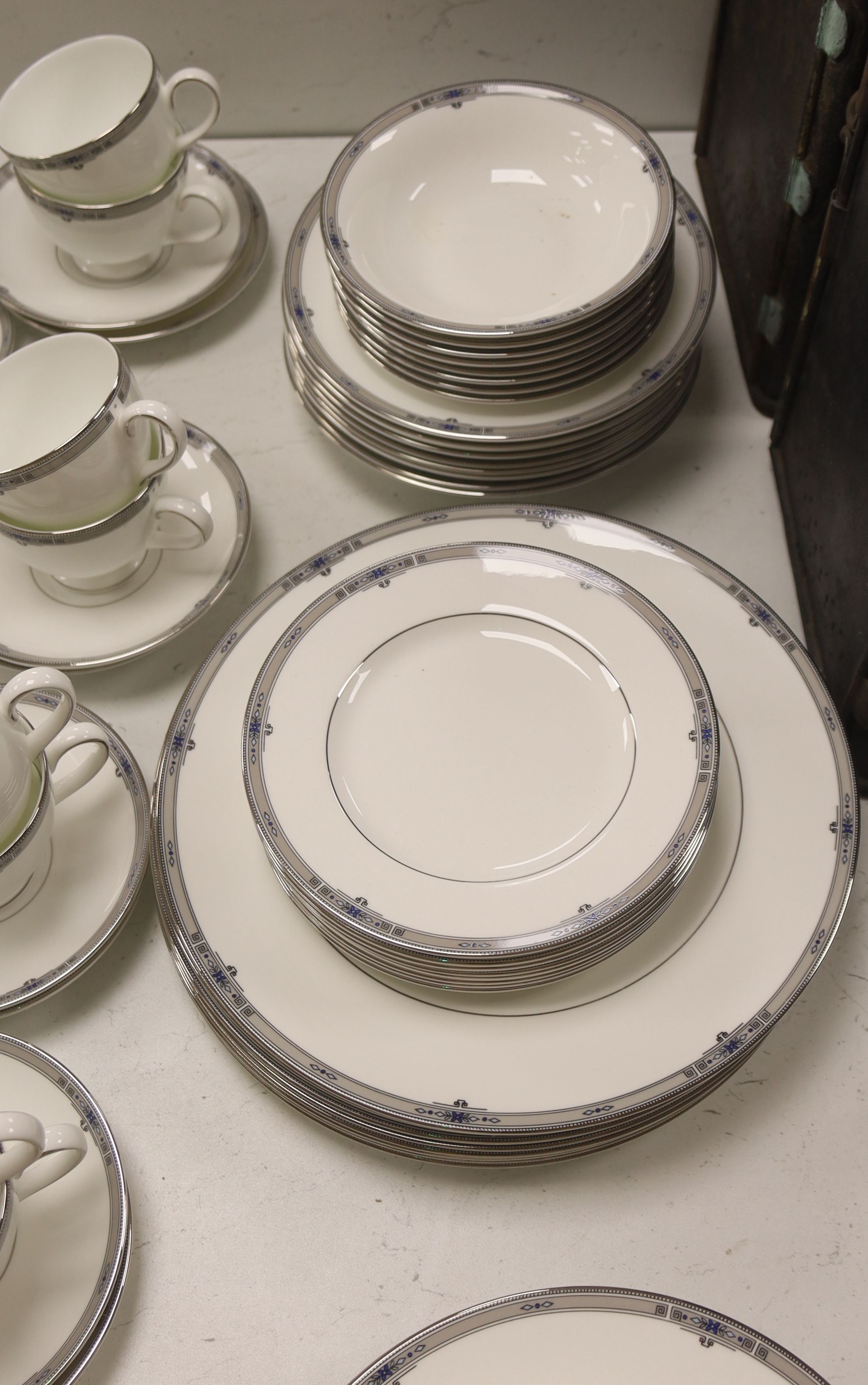 A large quantity contemporary Wedgwood Amherst dinner wares